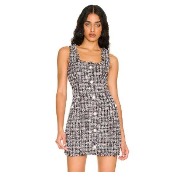 MAJORELLE Dresses & Skirts - Majorelle Bia Mini Dress, in Candy Shop Pink Tweed, Women's Size XS